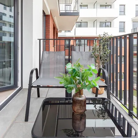 Apartly -riverside Ii & Balkon, Parking シュチェチン